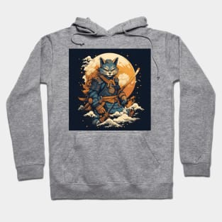 Samurai Kitty Cat Hoodie